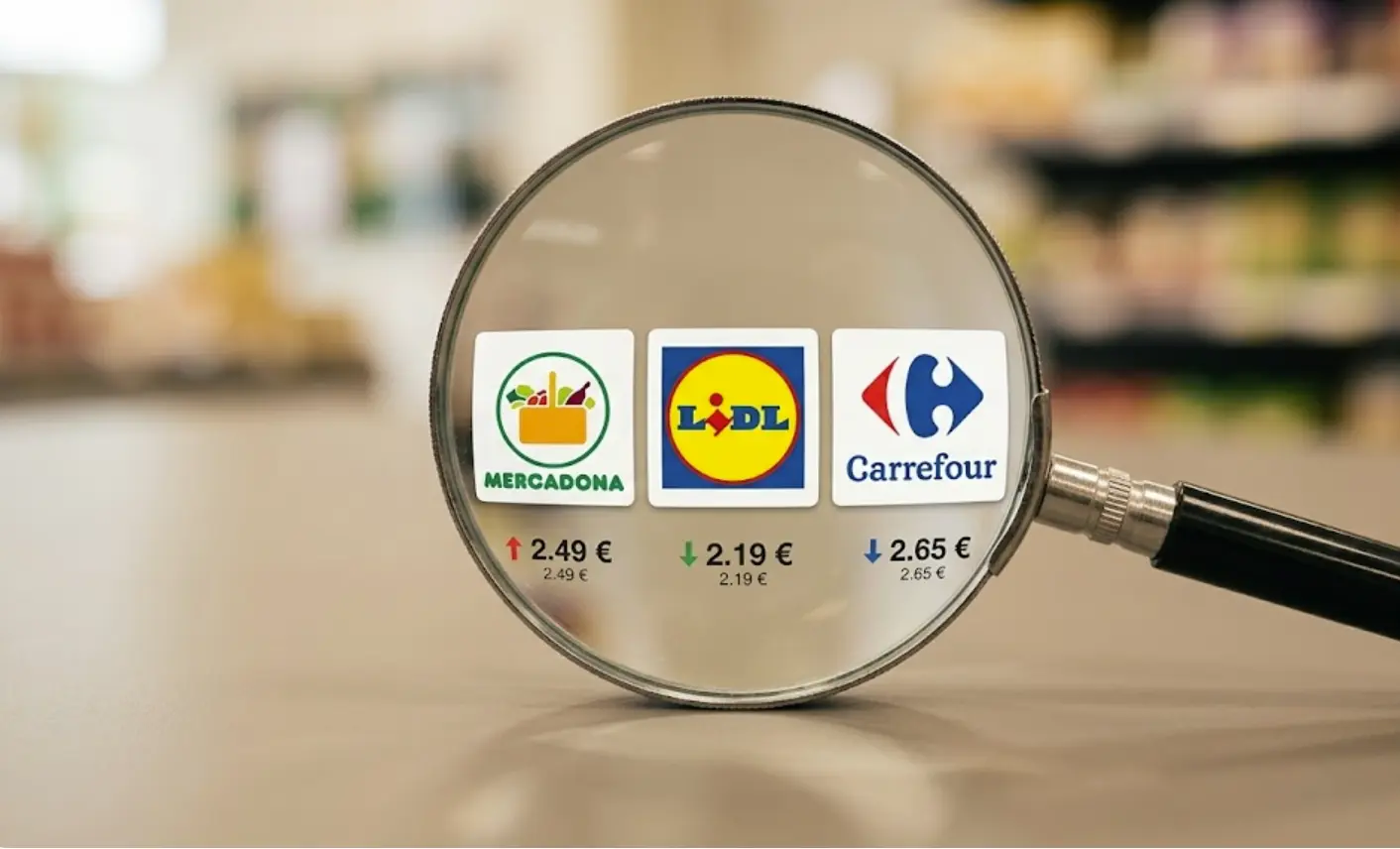 Mercadona vs Lidl vs Carrefour septiembre 2024