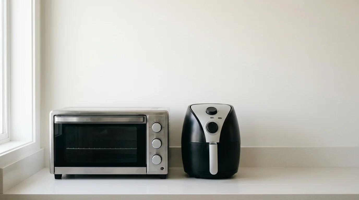 Comparación de consumo eléctrico entre horno y freidora de aire